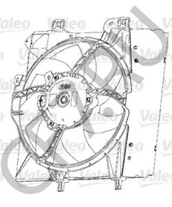 1253P8 Вентилятор, охлаждение двигателя CITROËN в городе Красноярск