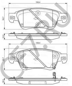 D1060JK00B Колодки тормозные дисковые NISSAN в городе Красноярск