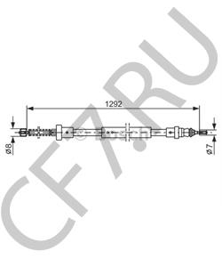 4745 89 Трос, стояночная тормозная система TALBOT в городе Красноярск