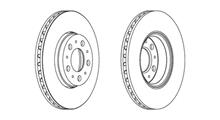 VW (FAW) Тормозной диск
