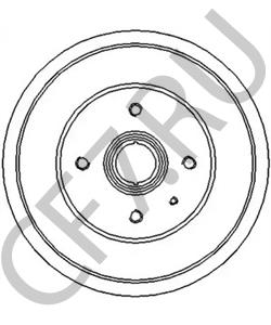 1312450000 Тормозной барабан ALFA ROMEO в городе Красноярск