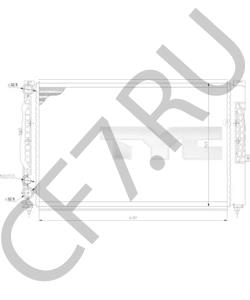 8D0121251Q Радиатор, охлаждение двигателя VW/SEAT в городе Красноярск