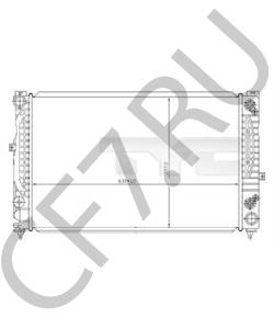 8D0121251BB Радиатор, охлаждение двигателя VW/SEAT в городе Красноярск