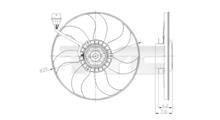 VW/SEAT Вентилятор, охлаждение двигателя