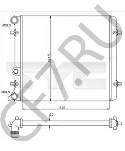 1J0121253G Радиатор, охлаждение двигателя VW/SEAT в городе Красноярск