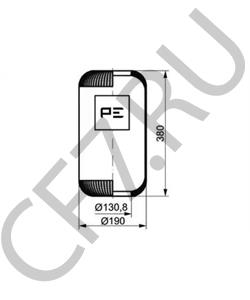 5000 786 640 Кожух пневматической рессоры RENAULT TRUCKS в городе Красноярск