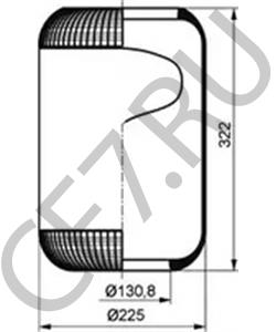 5001 021 414 Кожух пневматической рессоры RENAULT TRUCKS в городе Красноярск