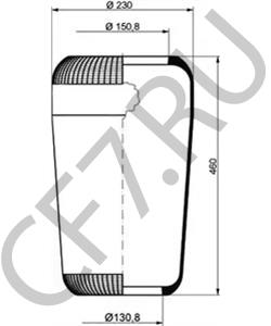 5001 857 612 Кожух пневматической рессоры RENAULT TRUCKS в городе Красноярск