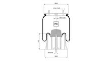 SAF Кожух пневматической рессоры