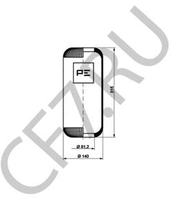 5800001 Кожух пневматической рессоры OPTARE в городе Красноярск