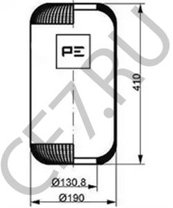 099459166 Кожух пневматической рессоры IVECO в городе Красноярск