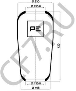 08188539 Кожух пневматической рессоры IVECO в городе Красноярск