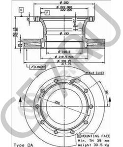 31788700100 Тормозной диск MERITOR в городе Красноярск