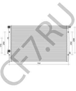 1K0121253AA Радиатор, охлаждение двигателя VW/SEAT в городе Красноярск