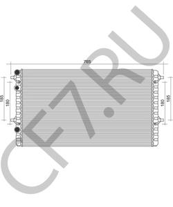 6K0121253AE Радиатор, охлаждение двигателя VW/SEAT в городе Красноярск