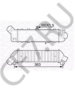 6K0145805F Интеркулер VW/SEAT в городе Красноярск