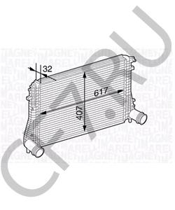 1K0145803CA Интеркулер VW/SEAT в городе Красноярск