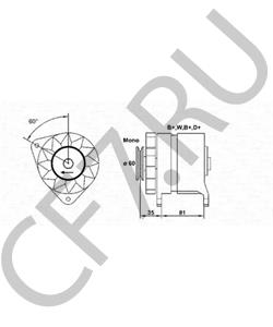 80BB10300DB Генератор FORD AUSTRALIA в городе Красноярск