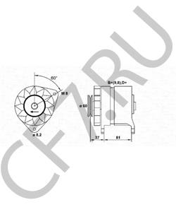 80BB10300FA Генератор FORD AUSTRALIA в городе Красноярск