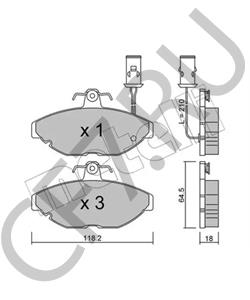 GBP90296 Комплект тормозных колодок, дисковый тормоз RELIANT в городе Красноярск