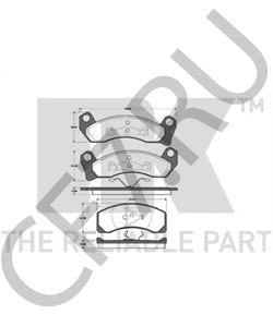 E7SZ2001A Комплект тормозных колодок, дисковый тормоз LINCOLN в городе Красноярск