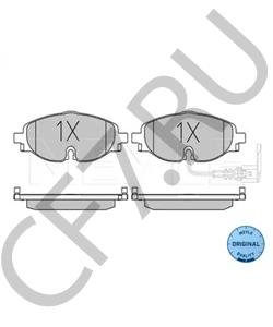 8V0 698 151 D Комплект тормозных колодок, дисковый тормоз VW (FAW) в городе Красноярск