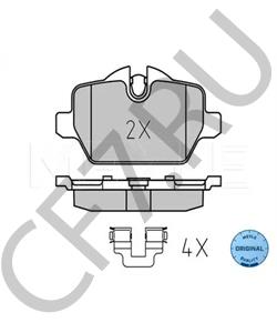 34 21 6 779 294 Комплект тормозных колодок, дисковый тормоз BMW (BRILLIANCE) в городе Красноярск