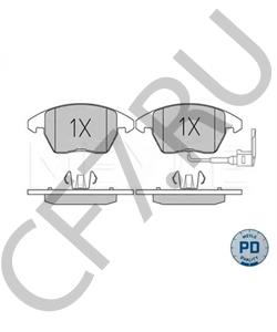 3C0 698 151 C Комплект тормозных колодок, дисковый тормоз VW (SVW) в городе Красноярск