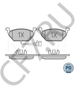 L1KD698151F Комплект тормозных колодок, дисковый тормоз VW (FAW) в городе Красноярск