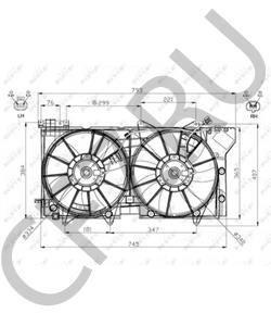 45131AJ00A Вентилятор, охлаждение двигателя SUBARU в городе Красноярск