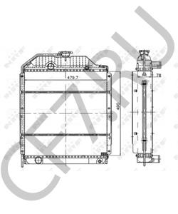 7700059907 Радиатор, охлаждение двигателя CLAAS в городе Красноярск