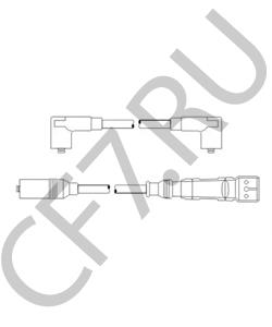 059 998 031 Комплект проводов зажигания VW/SEAT в городе Красноярск