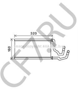 89022548 Теплообменник, отопление салона CADILLAC в городе Красноярск