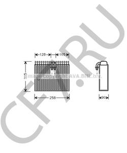 46722504 Испаритель, кондиционер ALFA ROMEO в городе Красноярск