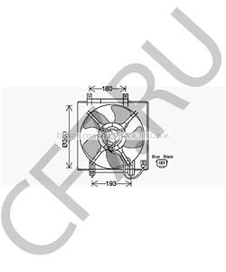 73310AG001 Вентилятор, охлаждение двигателя SUBARU в городе Красноярск