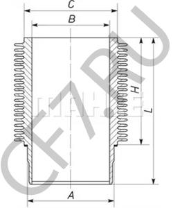 04186458 Гильза цилиндра DEUTZ в городе Красноярск