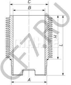 03365321 Гильза цилиндра DEUTZ в городе Красноярск