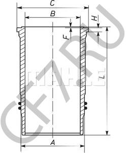04200255 Гильза цилиндра DEUTZ в городе Красноярск