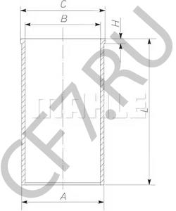 51 01201 0199 Гильза цилиндра MAN в городе Красноярск
