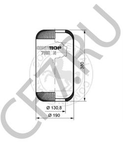 5000 786 641 Кожух пневматической рессоры RENAULT TRUCKS в городе Красноярск