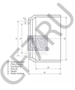 MBD1130 Тормозной барабан MERITOR в городе Красноярск