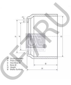 MBD1013 Тормозной барабан MERITOR в городе Красноярск