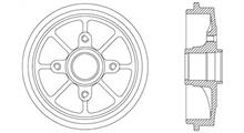 CITROËN Тормозной барабан