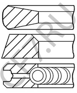 353GC2142 Комплект поршневых колец MACK в городе Красноярск