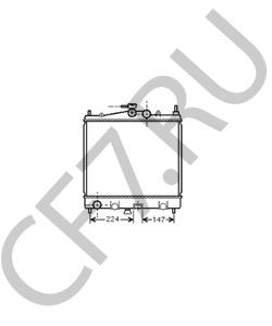 21410AX200 Радиатор, охлаждение двигателя AWD в городе Красноярск