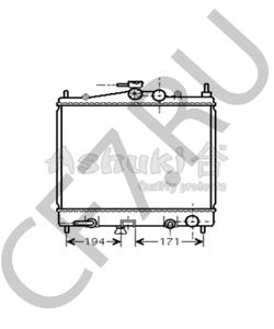 21460AX800 Радиатор, охлаждение двигателя AWD в городе Красноярск