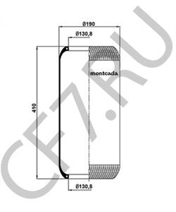 A0003280001 Кожух пневматической рессоры DAIMLER в городе Красноярск