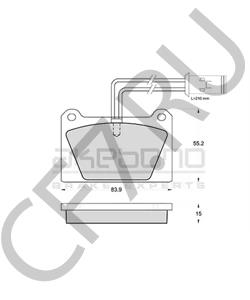 GBP90291 Комплект тормозных колодок, дисковый тормоз RELIANT в городе Красноярск