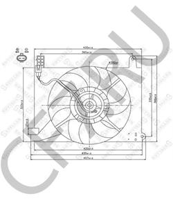 P96536522 Вентилятор, охлаждение двигателя DAEWOO в городе Красноярск
