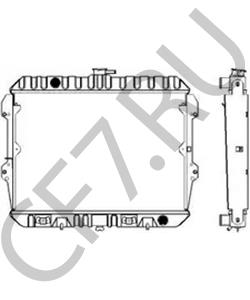 21500-P7102 Радиатор, охлаждение двигателя DATSUN в городе Красноярск